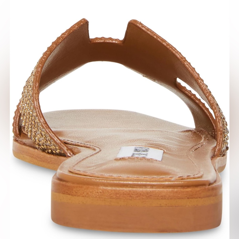 NWT Steve Madden Hadyn Bronze Rhinestone Size 10 - Picture 3 of 7